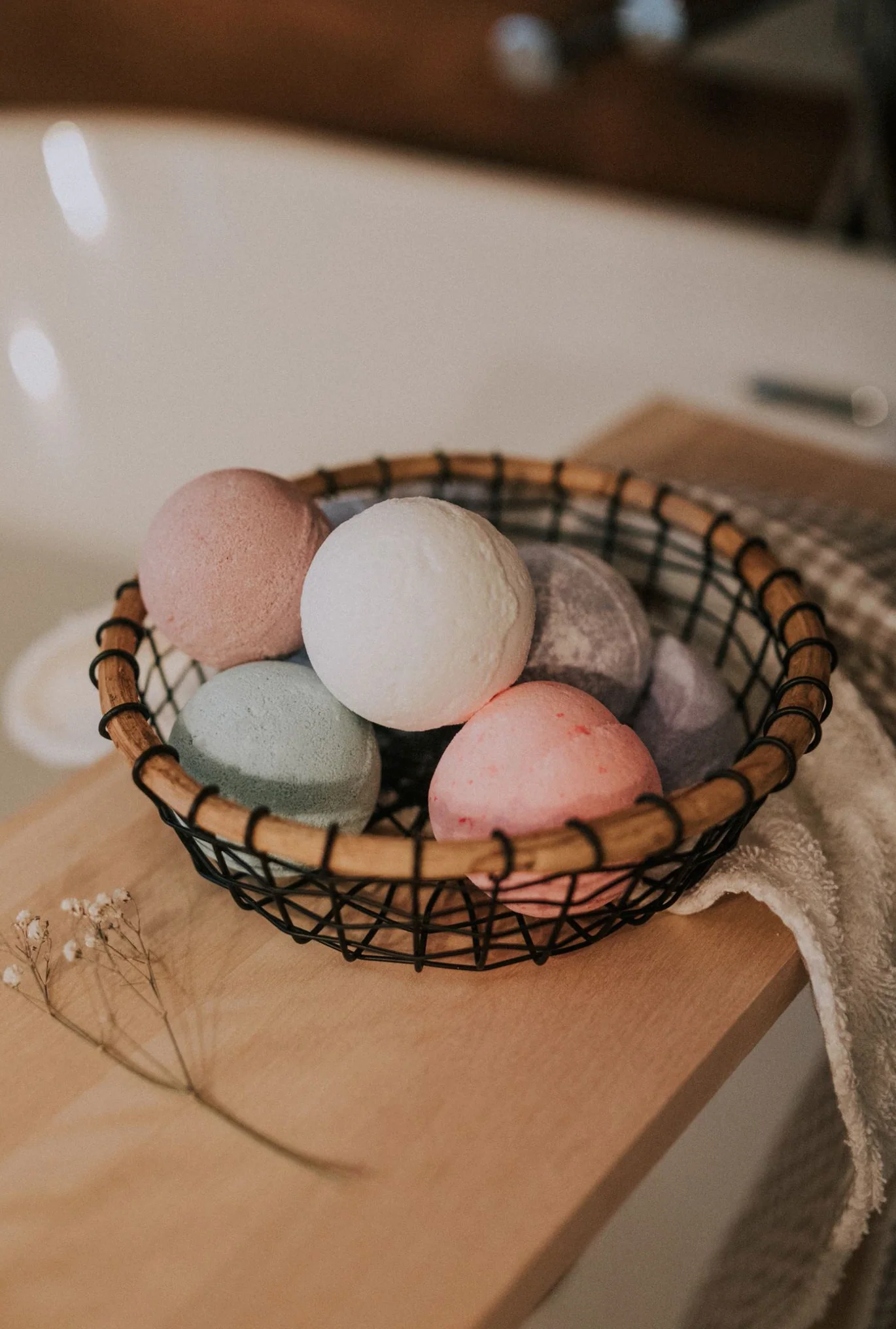 Bombe pour le bain - Fleurs Blanches & lavande - Image 3
