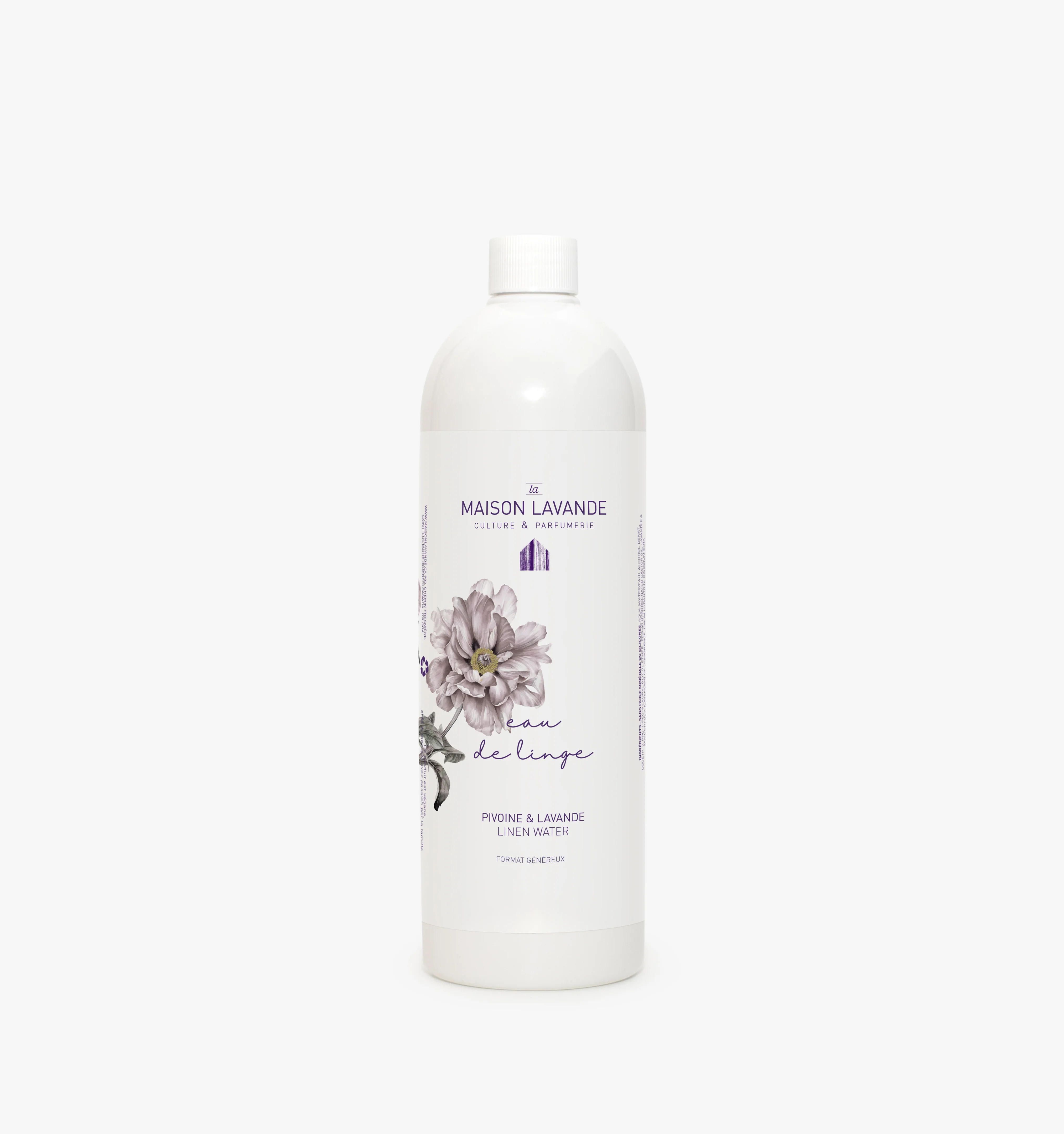 Eau de linge - Pivoine & lavande