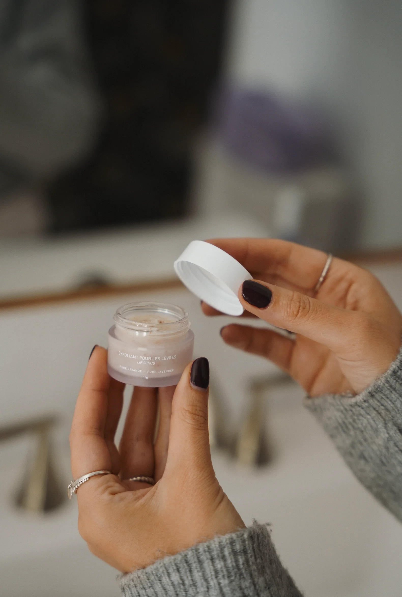 Exfoliant pour les lèvres - Pure lavande - Image 2