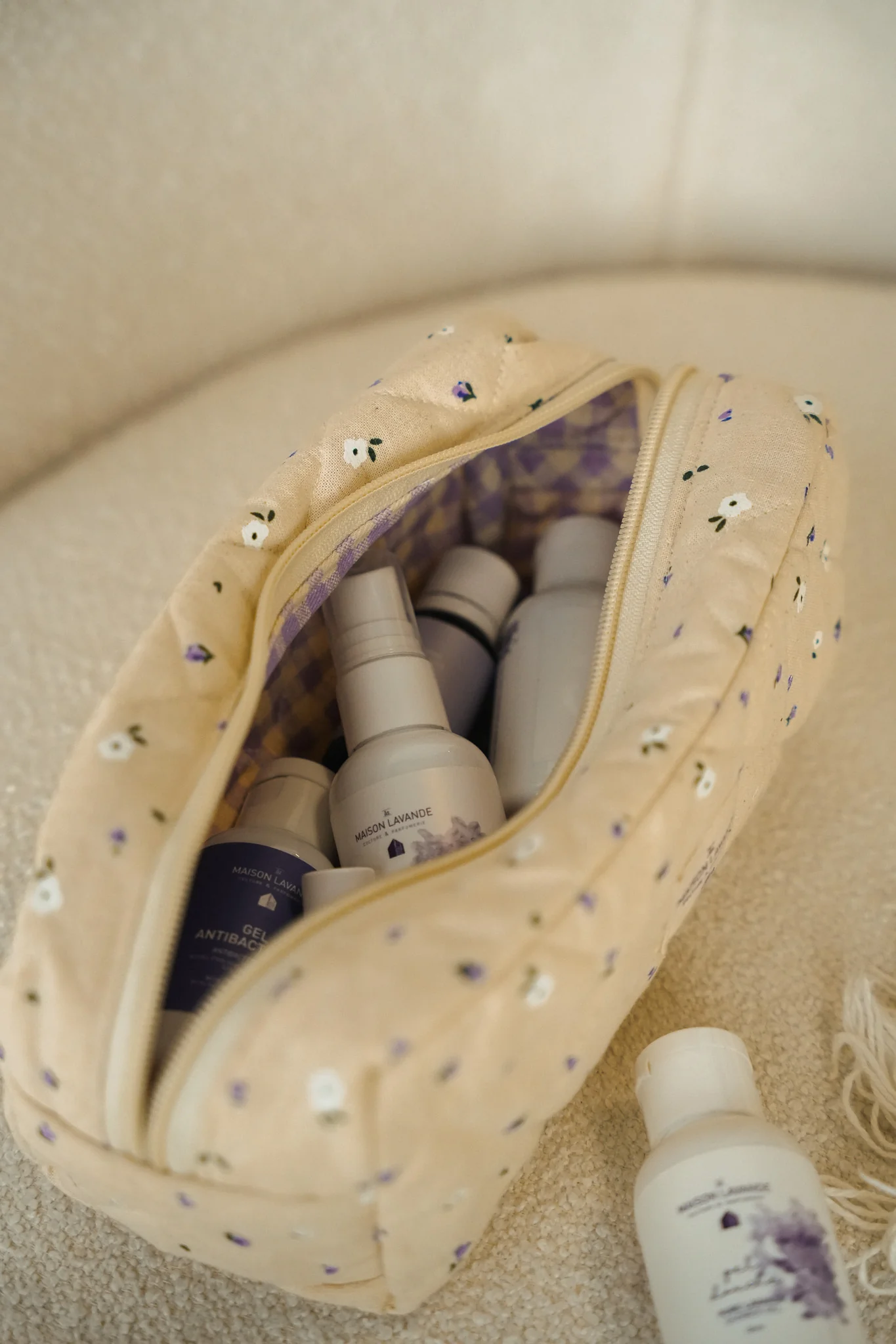Petite trousse - Fleurs & carreaux - Image 4