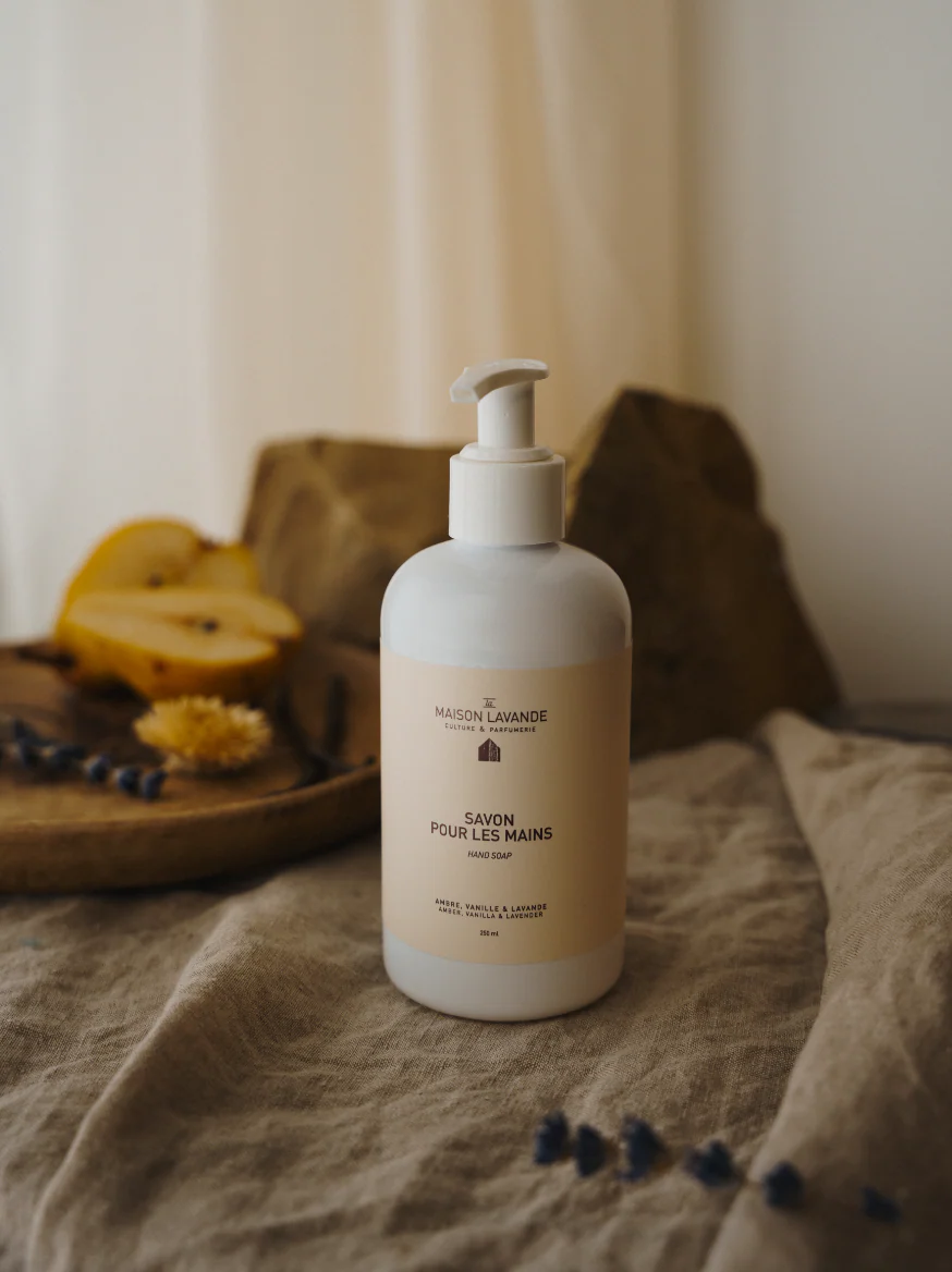 Savon pour les mains - Ambre, vanille & lavande - Image 2