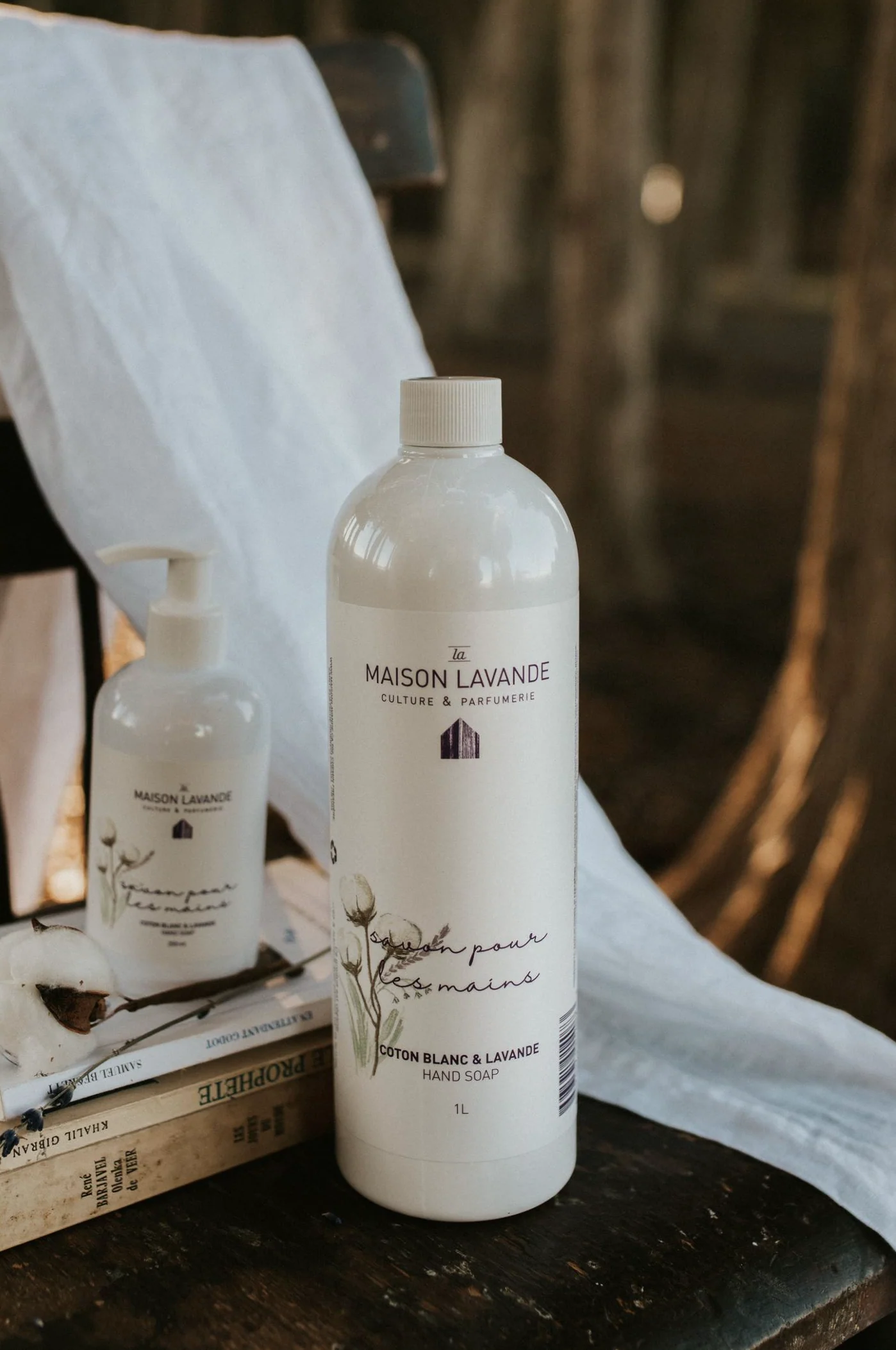 Savon pour les mains - Coton Blanc & lavande - Image 3